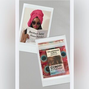 Conair Heatless Colorful Velcro Rollers